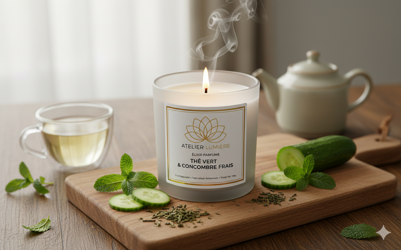 Bougie parfumée Thé Vert & Concombre